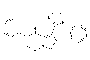 5-phenyl-3-(4-phenyl-1,2,4-triazol-3-yl)-4,5,6,7-tetrahydropyrazolo[1,5-a]pyrimidine