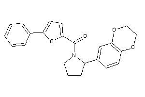 [2-(2,3-dihydro-1,4-benzodioxin-6-yl)pyrrolidino]-(5-phenyl-2-furyl)methanone