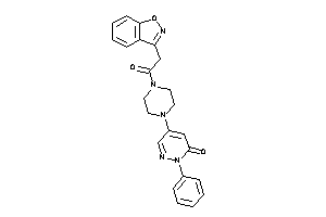 5-[4-(2-indoxazen-3-ylacetyl)piperazino]-2-phenyl-pyridazin-3-one