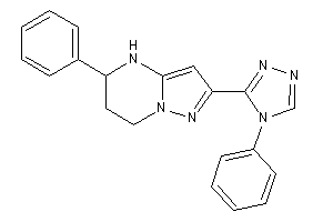 5-phenyl-2-(4-phenyl-1,2,4-triazol-3-yl)-4,5,6,7-tetrahydropyrazolo[1,5-a]pyrimidine