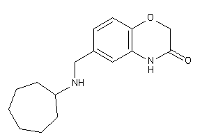 6-[(cycloheptylamino)methyl]-4H-1,4-benzoxazin-3-one