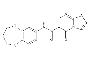 Image of N-(3,4-dihydro-2H-1,5-benzodioxepin-7-yl)-5-keto-thiazolo[3,2-a]pyrimidine-6-carboxamide