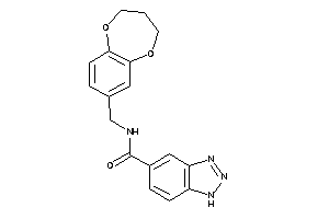 N-(3,4-dihydro-2H-1,5-benzodioxepin-7-ylmethyl)-1H-benzotriazole-5-carboxamide