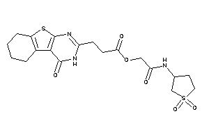 3-(4-keto-5,6,7,8-tetrahydro-3H-benzothiopheno[2,3-d]pyrimidin-2-yl)propionic Acid [2-[(1,1-diketothiolan-3-yl)amino]-2-keto-ethyl] Ester