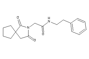2-(2,4-diketo-3-azaspiro[4.4]nonan-3-yl)-N-phenethyl-acetamide