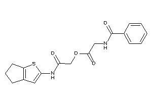 2-benzamidoacetic Acid [2-(5,6-dihydro-4H-cyclopenta[b]thiophen-2-ylamino)-2-keto-ethyl] Ester