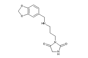 3-[3-(piperonylamino)propyl]hydantoin