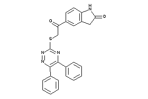 5-[2-[(5,6-diphenyl-1,2,4-triazin-3-yl)thio]acetyl]oxindole