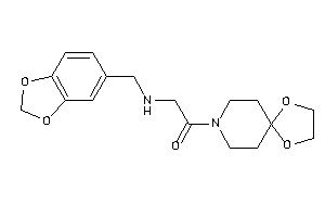 1-(1,4-dioxa-8-azaspiro[4.5]decan-8-yl)-2-(piperonylamino)ethanone