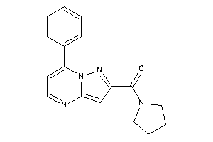 (7-phenylpyrazolo[1,5-a]pyrimidin-2-yl)-pyrrolidino-methanone