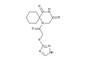 1-[2-(1H-1,2,4-triazol-3-ylthio)acetyl]-1,4-diazaspiro[5.5]undecane-3,5-quinone