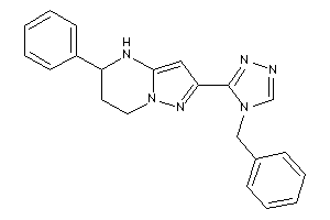 2-(4-benzyl-1,2,4-triazol-3-yl)-5-phenyl-4,5,6,7-tetrahydropyrazolo[1,5-a]pyrimidine