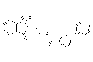 2-phenylthiazole-5-carboxylic Acid 2-(1,1,3-triketo-1,2-benzothiazol-2-yl)ethyl Ester