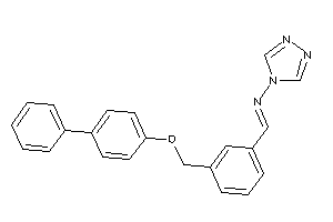 [3-[(4-phenylphenoxy)methyl]benzylidene]-(1,2,4-triazol-4-yl)amine