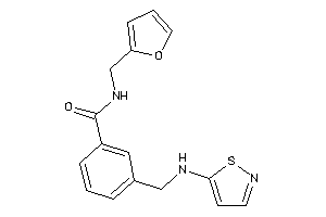 N-(2-furfuryl)-3-[(isothiazol-5-ylamino)methyl]benzamide