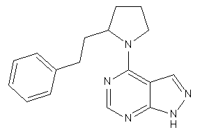 4-(2-phenethylpyrrolidino)-1H-pyrazolo[3,4-d]pyrimidine