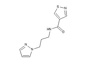 N-(3-pyrazol-1-ylpropyl)isothiazole-4-carboxamide