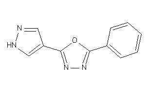 2-phenyl-5-(1H-pyrazol-4-yl)-1,3,4-oxadiazole