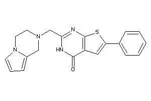 2-(3,4-dihydro-1H-pyrrolo[1,2-a]pyrazin-2-ylmethyl)-6-phenyl-3H-thieno[2,3-d]pyrimidin-4-one