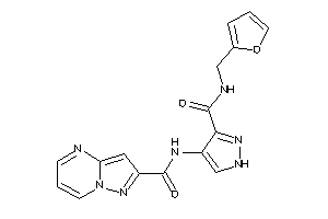 N-[3-(2-furfurylcarbamoyl)-1H-pyrazol-4-yl]pyrazolo[1,5-a]pyrimidine-2-carboxamide