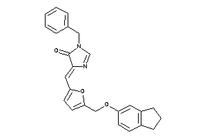 3-benzyl-5-[[5-(indan-5-yloxymethyl)-2-furyl]methylene]-2-imidazolin-4-one