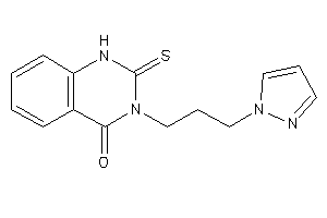3-(3-pyrazol-1-ylpropyl)-2-thioxo-1H-quinazolin-4-one