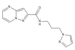 N-(3-pyrazol-1-ylpropyl)pyrazolo[1,5-a]pyrimidine-2-carboxamide