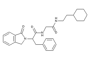 N-[2-(2-cyclohexylethylamino)-2-keto-ethyl]-2-(1-ketoisoindolin-2-yl)-3-phenyl-propionamide