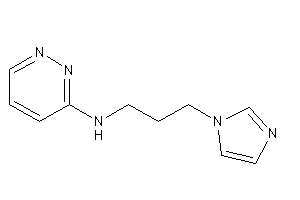 3-imidazol-1-ylpropyl(pyridazin-3-yl)amine