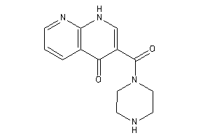 3-(piperazine-1-carbonyl)-1H-1,8-naphthyridin-4-one