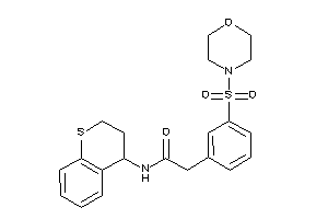 2-(3-morpholinosulfonylphenyl)-N-thiochroman-4-yl-acetamide