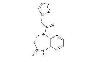 1-(2-pyrazol-1-ylacetyl)-3,5-dihydro-2H-1,5-benzodiazepin-4-one