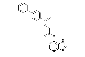 4-phenylbenzoic Acid [2-keto-2-(7H-purin-6-ylamino)ethyl] Ester