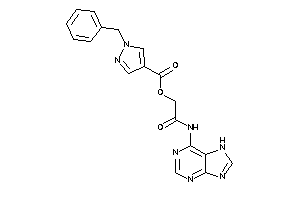 1-benzylpyrazole-4-carboxylic Acid [2-keto-2-(7H-purin-6-ylamino)ethyl] Ester