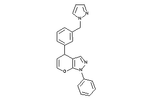 1-phenyl-4-[3-(pyrazol-1-ylmethyl)phenyl]-4H-pyrano[2,3-c]pyrazole