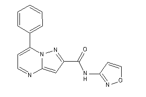 N-isoxazol-3-yl-7-phenyl-pyrazolo[1,5-a]pyrimidine-2-carboxamide