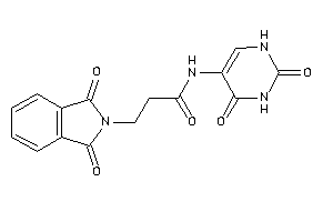 N-(2,4-diketo-1H-pyrimidin-5-yl)-3-phthalimido-propionamide