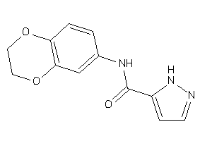 N-(2,3-dihydro-1,4-benzodioxin-6-yl)-1H-pyrazole-5-carboxamide