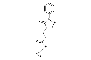 N-cyclopropyl-3-(5-keto-1-phenyl-3-pyrazolin-4-yl)propionamide