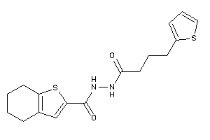 N'-[4-(2-thienyl)butanoyl]-4,5,6,7-tetrahydrobenzothiophene-2-carbohydrazide