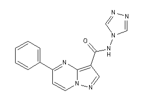 5-phenyl-N-(1,2,4-triazol-4-yl)pyrazolo[1,5-a]pyrimidine-3-carboxamide