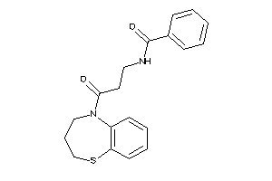 N-[3-(3,4-dihydro-2H-1,5-benzothiazepin-5-yl)-3-keto-propyl]benzamide