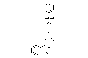 1-(4-besylpiperazino)-2-(1,2-dihydroisoquinolin-1-yl)ethanone