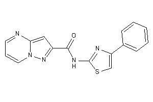 N-(4-phenylthiazol-2-yl)pyrazolo[1,5-a]pyrimidine-2-carboxamide