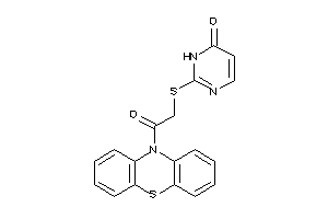 2-[(2-keto-2-phenothiazin-10-yl-ethyl)thio]-1H-pyrimidin-6-one