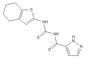 N-(4,5,6,7-tetrahydrobenzothiophen-2-ylthiocarbamoyl)-1H-pyrazole-5-carboxamide