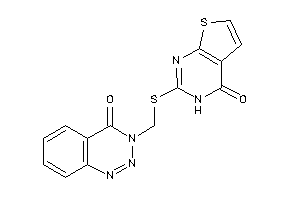 2-[(4-keto-1,2,3-benzotriazin-3-yl)methylthio]-3H-thieno[2,3-d]pyrimidin-4-one