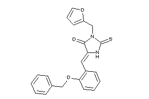 Image of 5-(2-benzoxybenzylidene)-3-(2-furfuryl)-2-thioxo-4-imidazolidinone