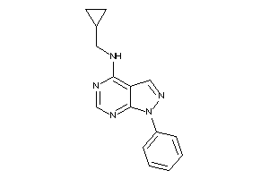 Cyclopropylmethyl-(1-phenylpyrazolo[3,4-d]pyrimidin-4-yl)amine