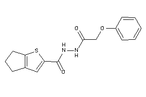 N'-(2-phenoxyacetyl)-5,6-dihydro-4H-cyclopenta[b]thiophene-2-carbohydrazide